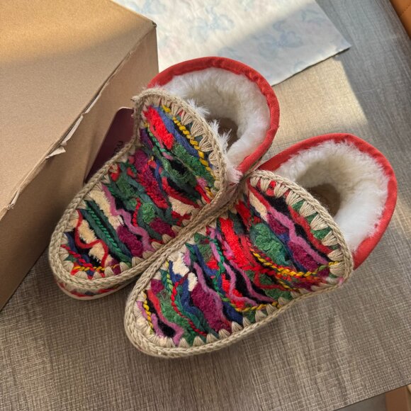 Mou Mou Eskimo Series Ethnic Round-Toe Snow Boots Women - Picture 10 of 10